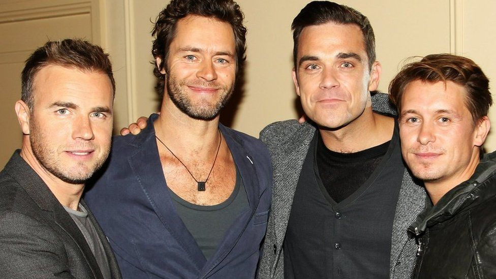 Take That in 2010, with one member missing as they will be on Friday