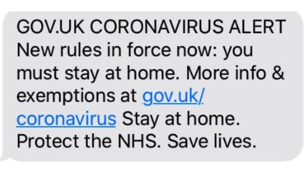 Coronavirus Mobile Networks Send Stay At Home Text c News