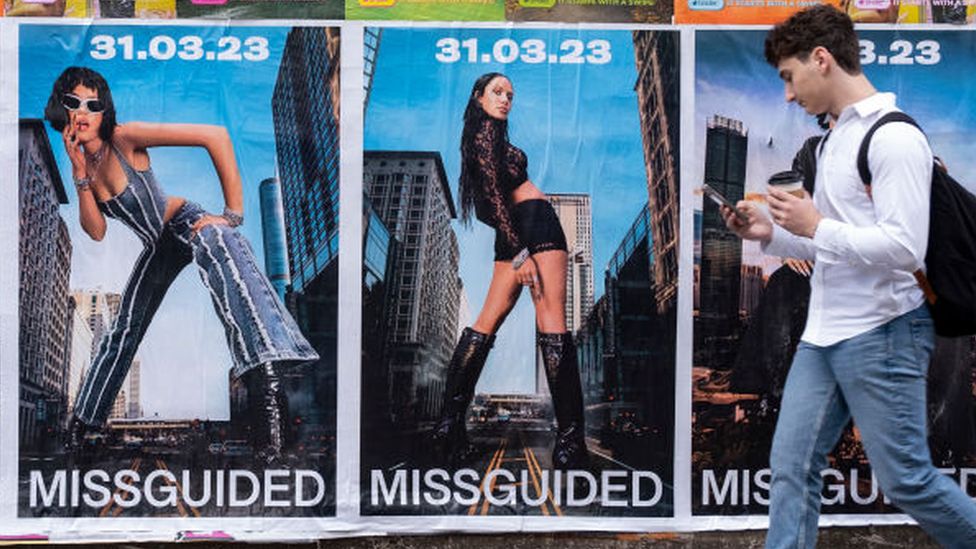 Missguided street adverts