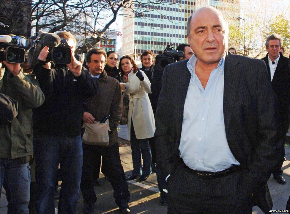 Boris Berezovsky at a news conference outside University College Hospital on the first anniversary of Litvinenko's death