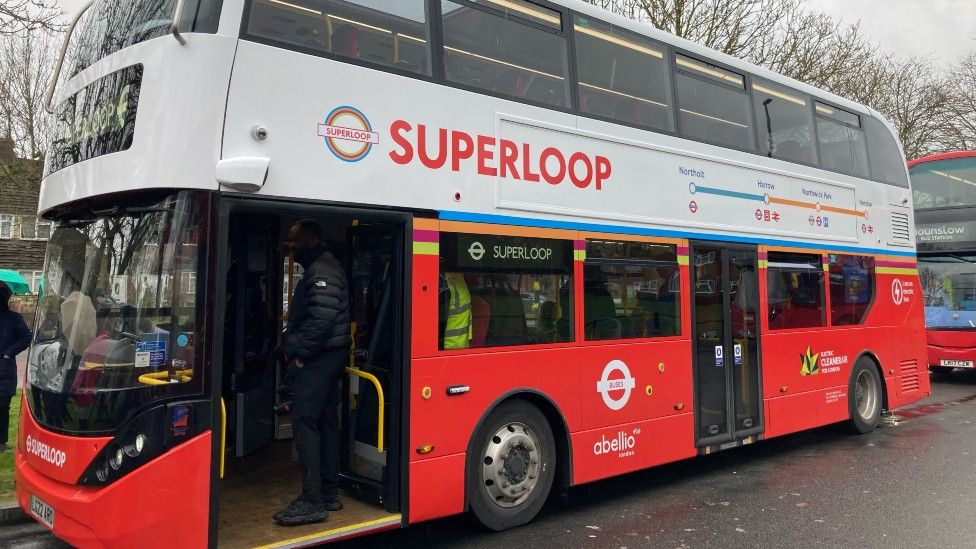 New Superloop bus at launch