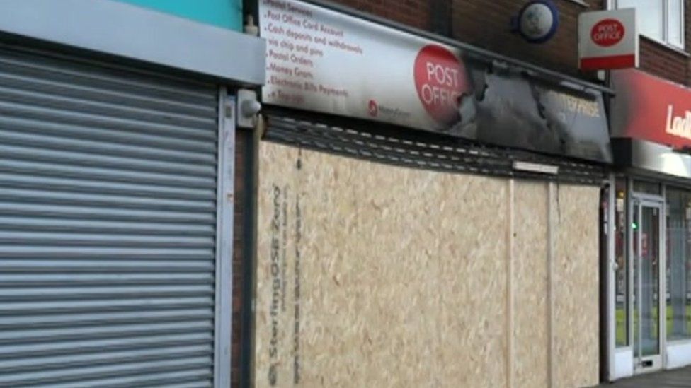 Woman hurt in post office arson attack in Tipton BBC News