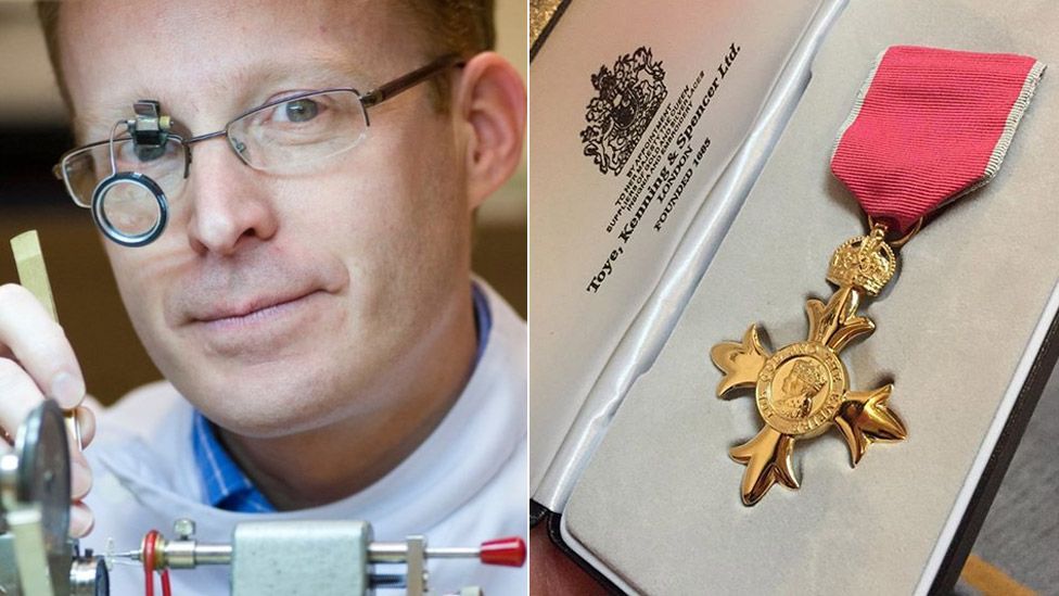 Roger W Smith Watchmaker honoured to receive OBE BBC News