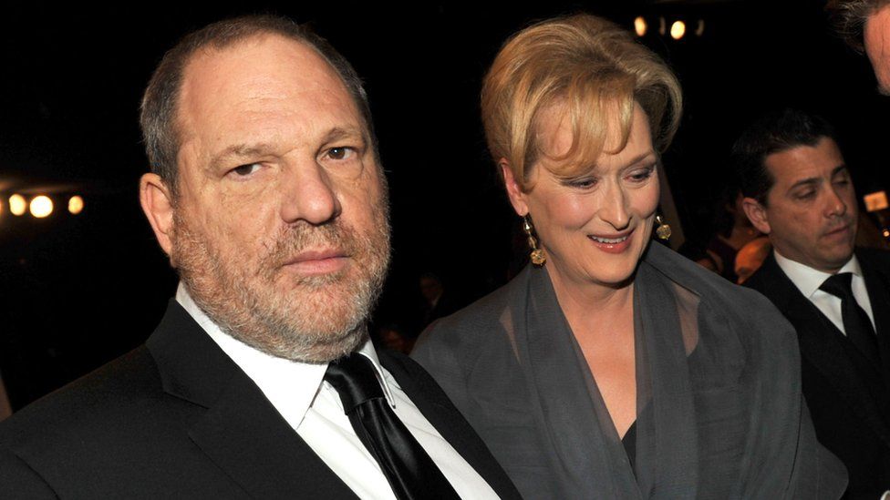 Harvey Weinstein and Meryl Streep, pictured in 2012