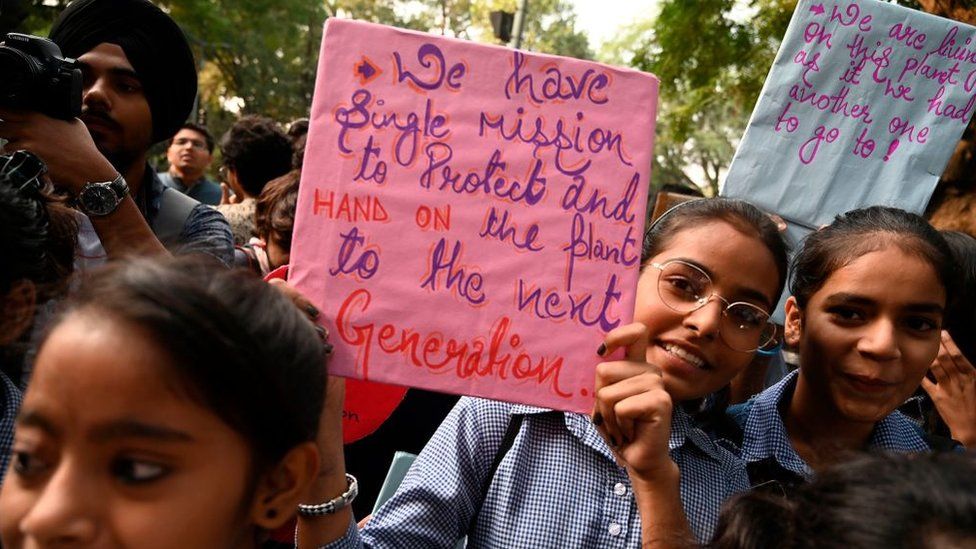 Global climate strikes: Millions of children take part in protests ...