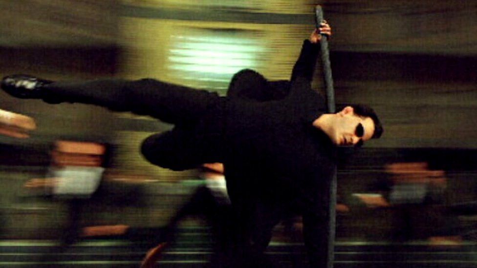 A scene from The Matrix Reloaded