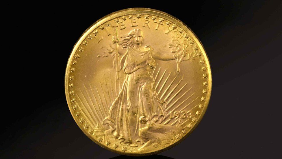 Золотая монета Двойной орел