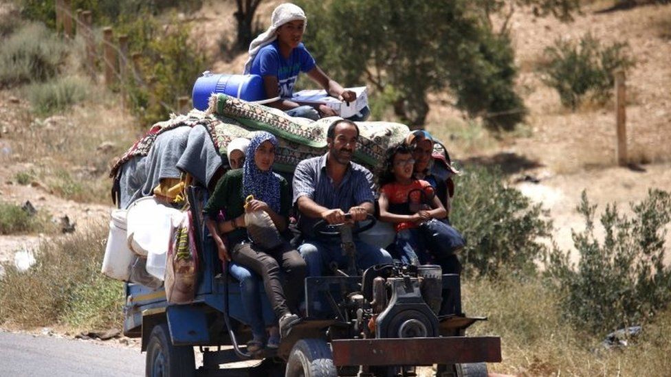 Syrians return to their homes in Deraa. Photo: 7 July 2018