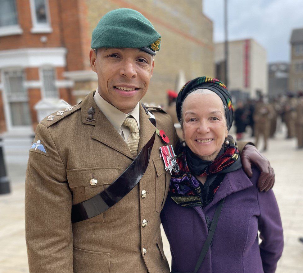 Danny with his mother Maryam