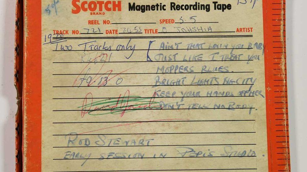 demo tape of Rod Stewart