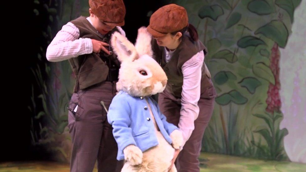 Peter Rabbit puppet