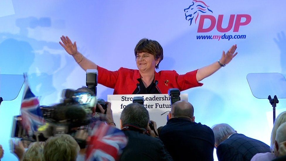 Arlene Foster at the DUP conference