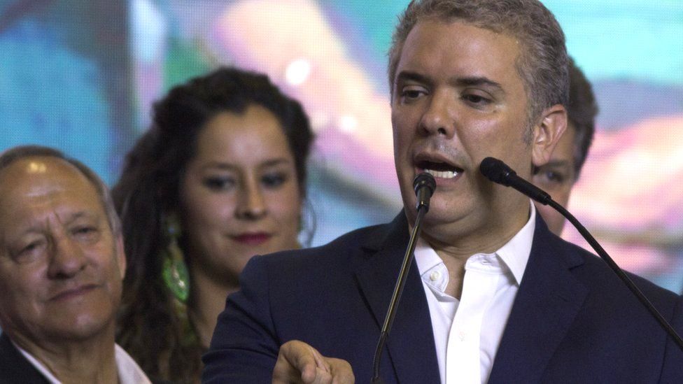 Colombian president-elect Ivan Duque