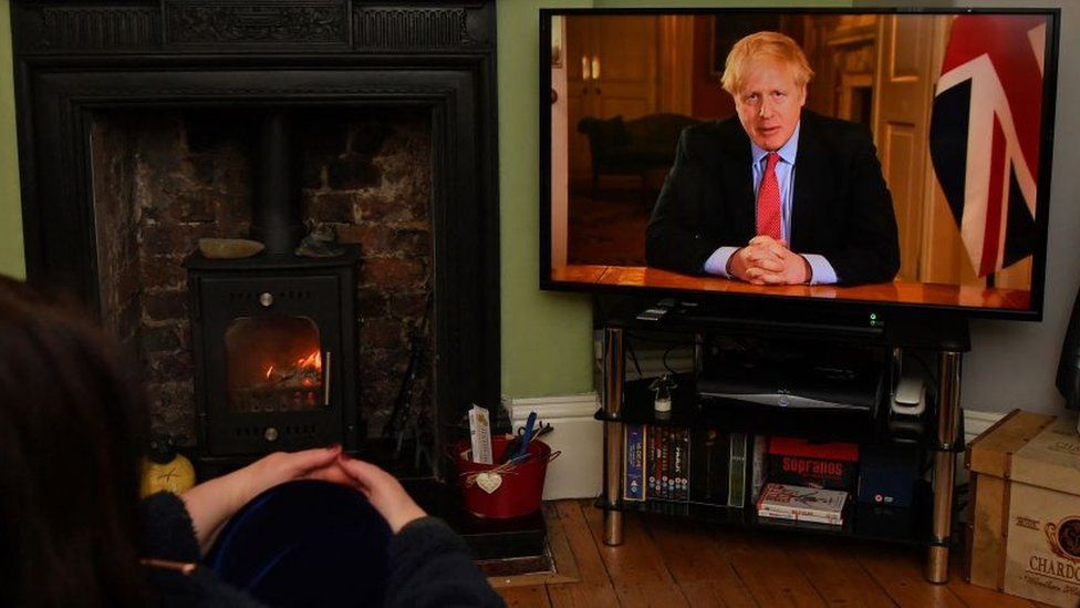 Boris Johnson broadcast