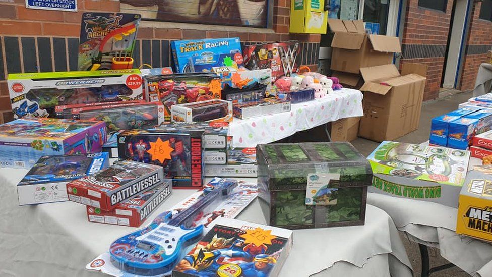 Toys sold by Meriden Adventure Playground Chelmsley Wood earlier this year