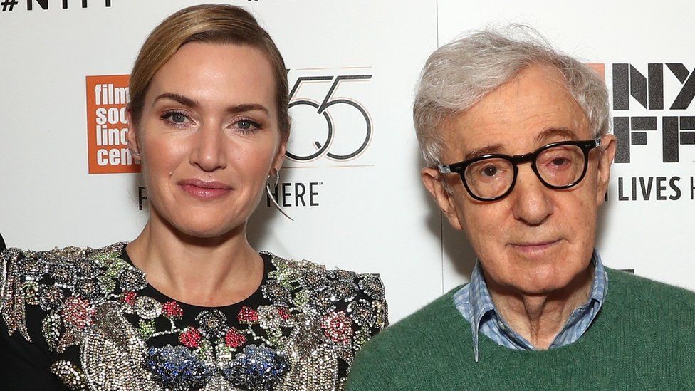 Kate Winslet with Woody Allen in 2017