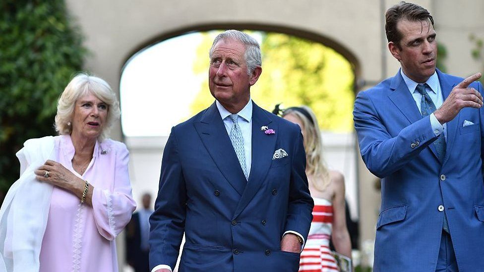 Ben Elliot with Prince Charles and Duchess of Cornwall