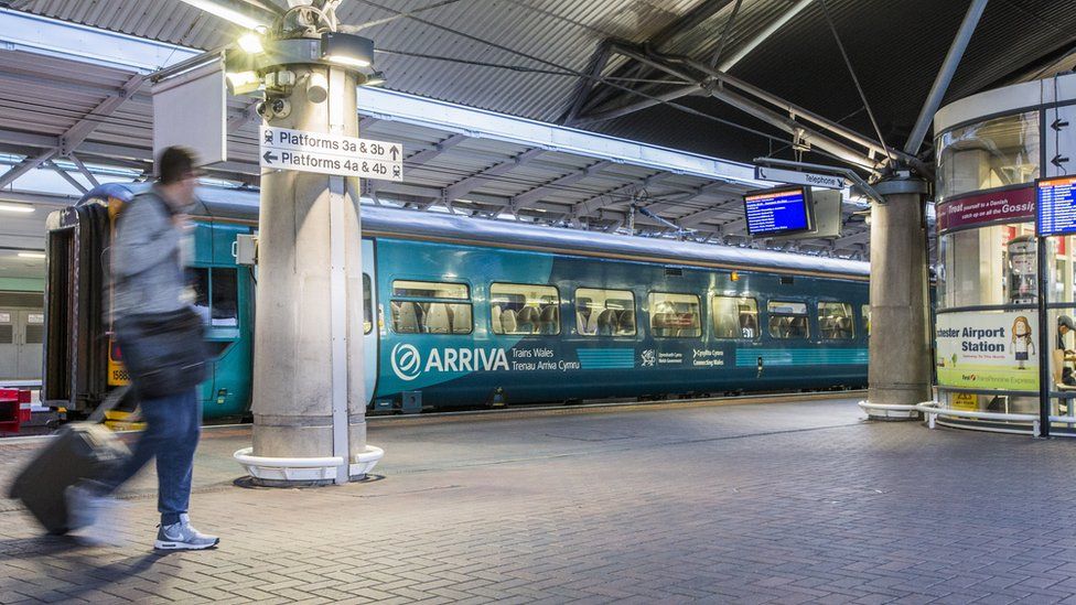 North Wales to Manchester Airport train services triple BBC News