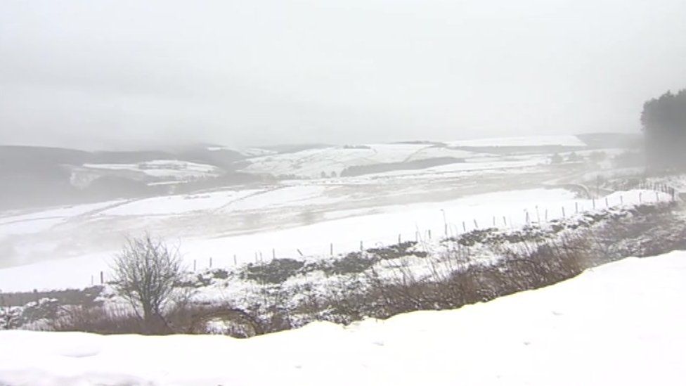 Snow on the Denbigh Moors