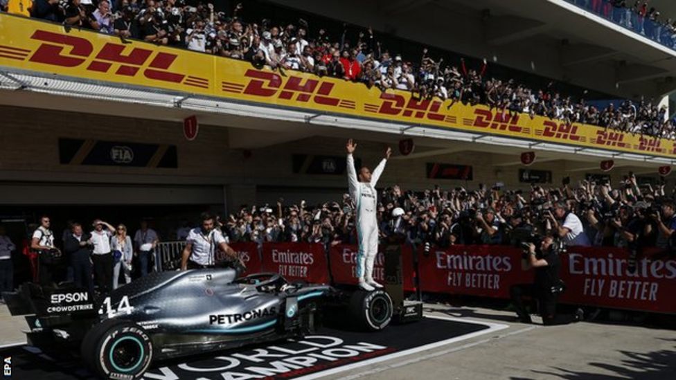 Lewis Hamilton wins sixth F1 World Championship at United States Grand ...