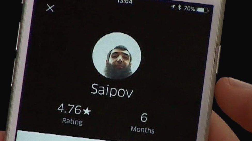 Sayfullo Saipov's Uber page