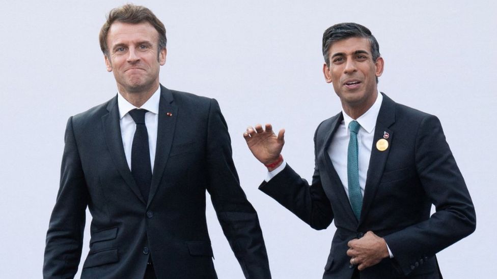 Macron and Sunak