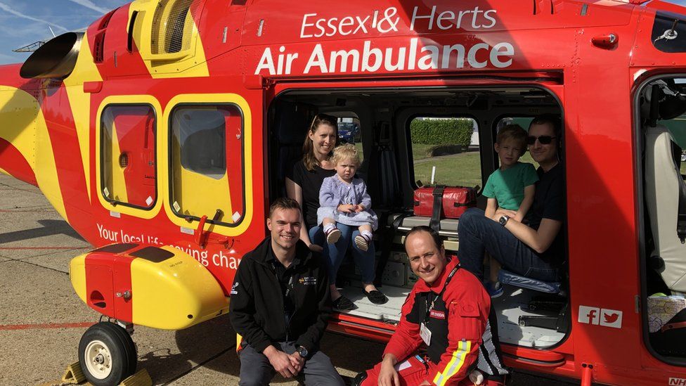 Charlotte Smith meets Essex and Herts Air Ambulance