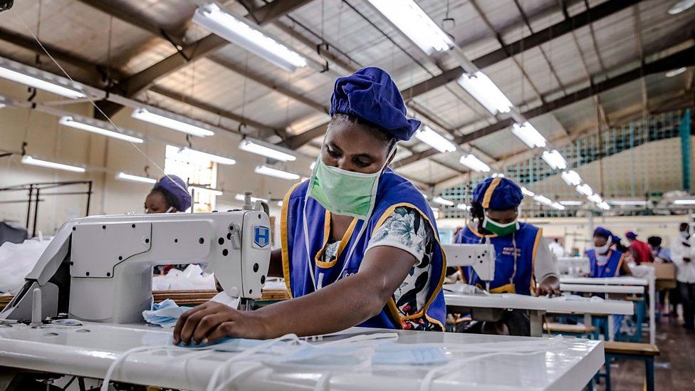 Швейное производство в Кении
