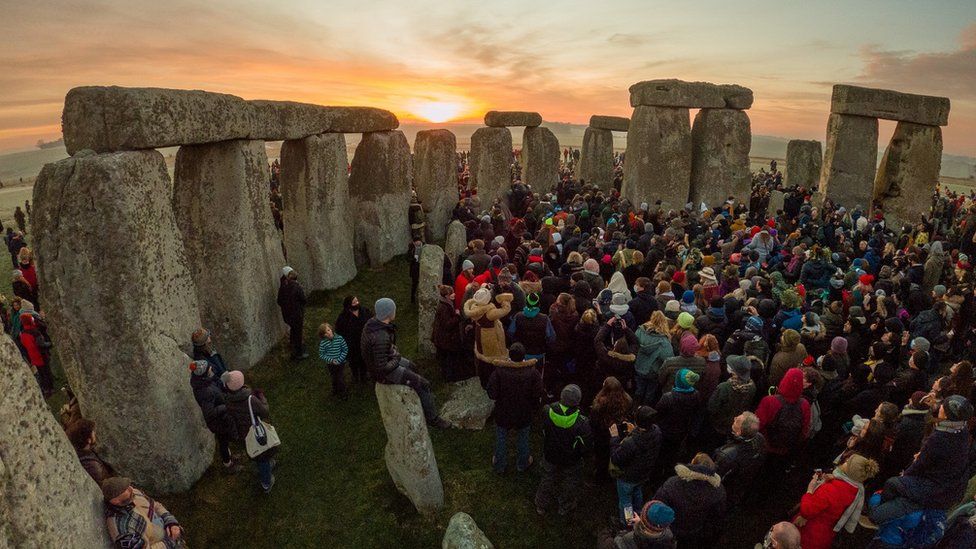 Dawn at Stonehenge