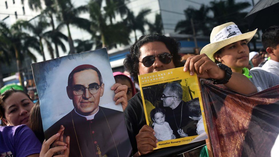 Catholics celebrate the beatification of Archbishop of San Salvador, Oscar Romero