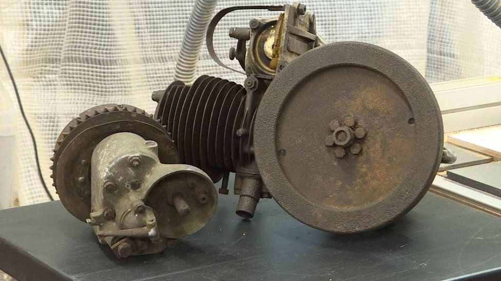 Engine and gear box