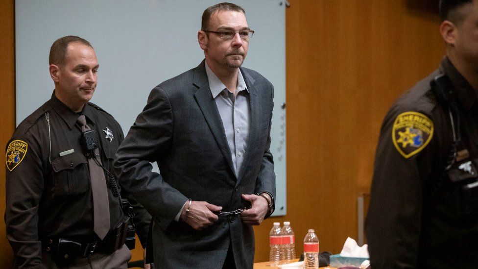 James Crumbley in shackles in court