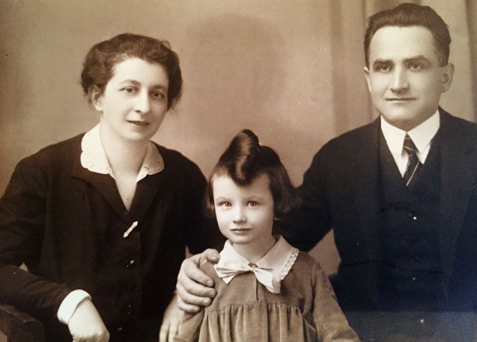 Zuzana Ruzickova and her parents