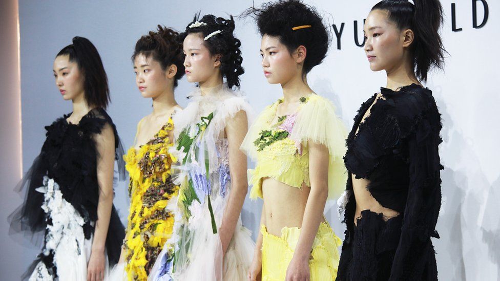 Caroline Hu collection at the BoF China Prize at Shanghai Fashion Week 2019