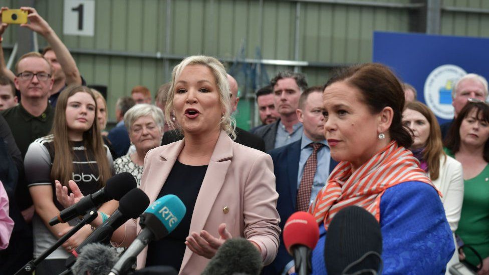 Michelle O'Neill and Mary-Lou McDonald