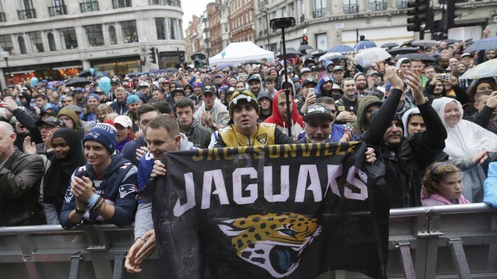 The Jaguars return for NFL on Regent Street