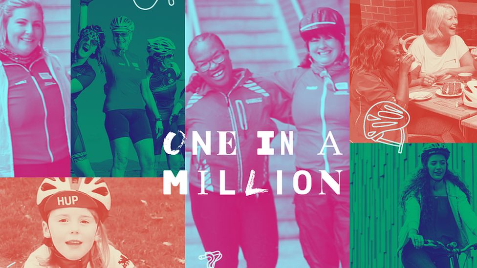 British Cycling's 'One in a Million' campaign graphic