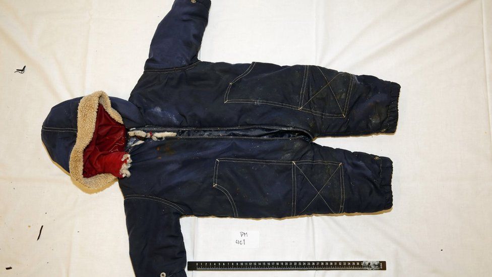 Police released this image of Artin's outfit