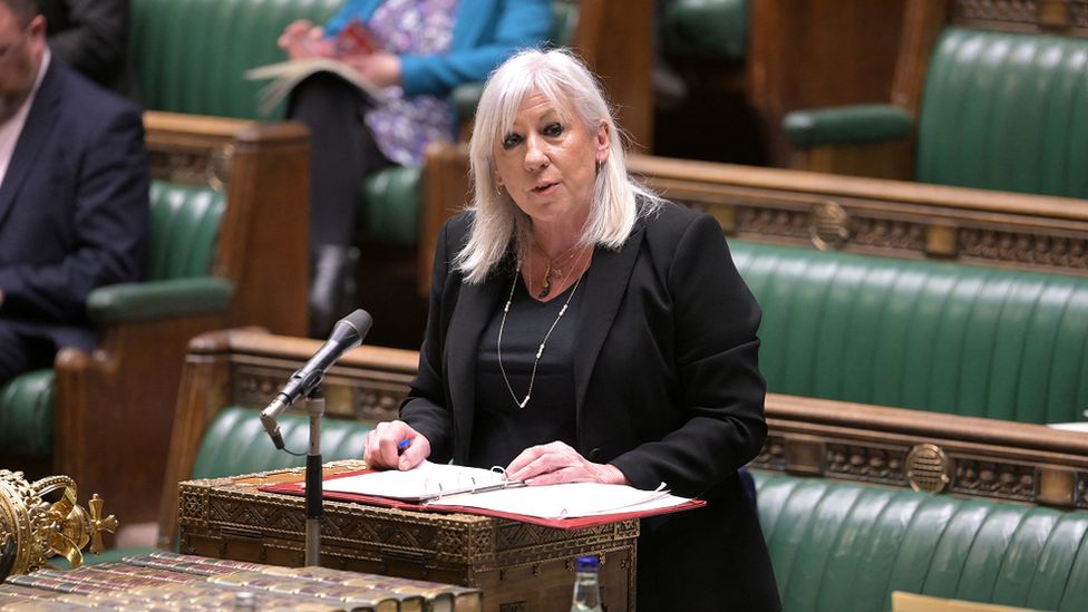 Amanda Solloway in the House of Commons in February