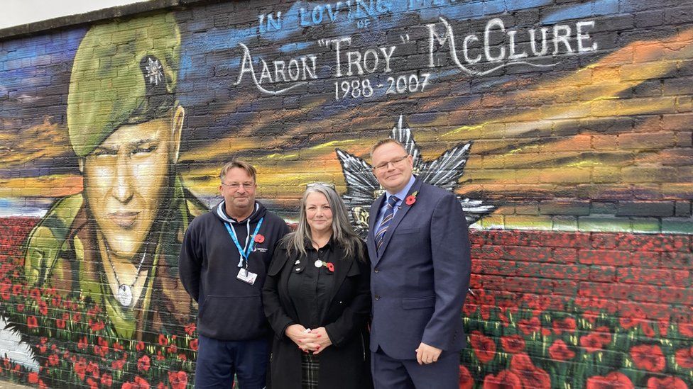 Westbourne Academy unveils mural for former pupil killed in action ...