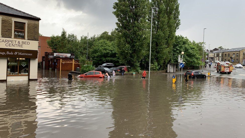 Flood in Milnrow