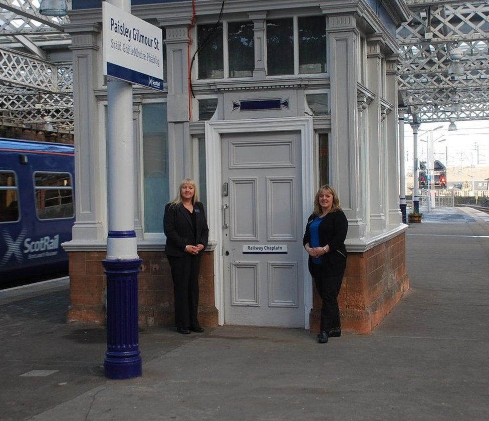 Scotland's first rail chaplains office opens at Paisley Gilmour Street