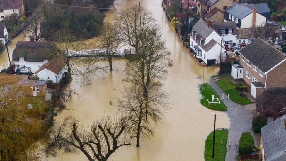 Flooding in Alconbury Weston