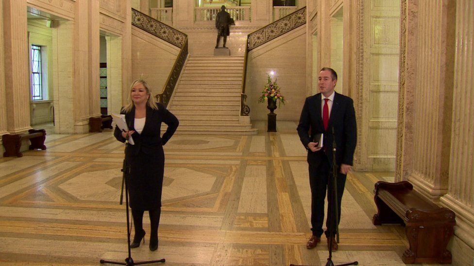 Michelle O'Neill and Paul Givan