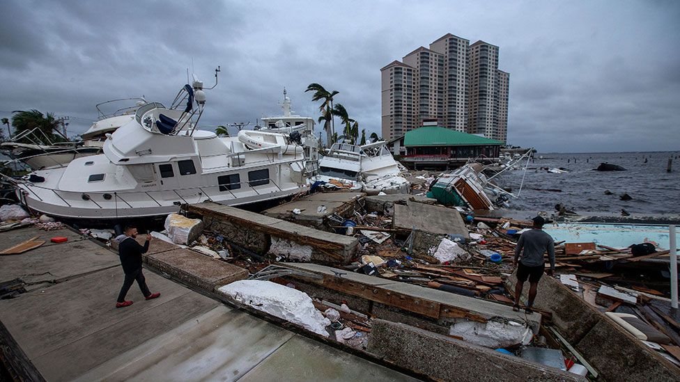 Destruction in Fort Myers