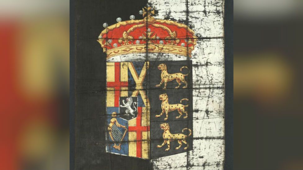Cromwell's funeral banner