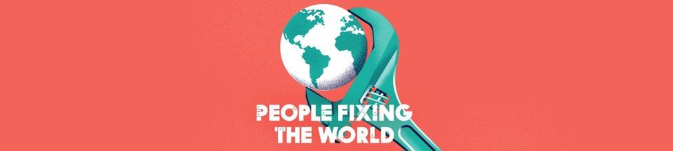 A People Fixing the World graphic