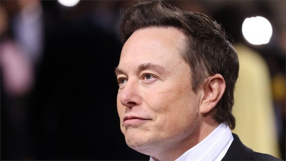 Close up of Elon Musk