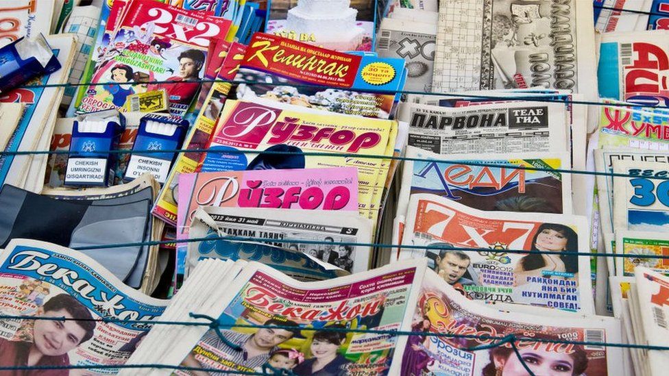 newspapers and magazines in Uzbekistan