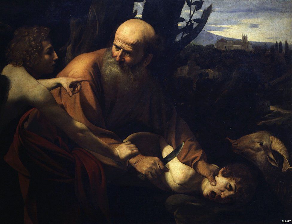 The Sacrifice of Isaac by Caravaggio